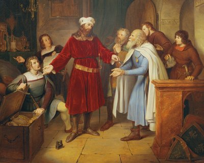Leopold de Babenberg remet ses trésors aux citoyens de Vienne - Leander Russ