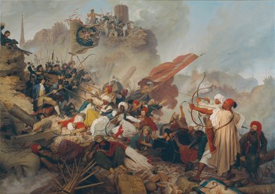 Assaut des Turcs sur la bastion Löwel - Leander Russ