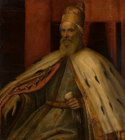 Portrait du doge Marcantonio Memmo - Leandro Bassano