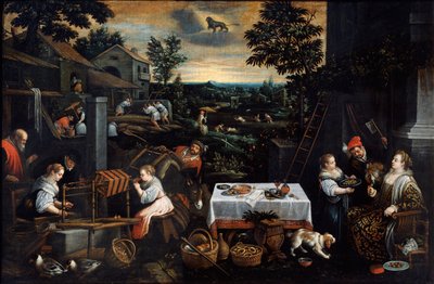 Juillet de la série Les Saisons, fin XVIe ou début XVIIe siècle - Leandro Bassano