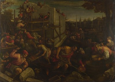 La Tour de Babel, vers 1600 - Leandro Bassano