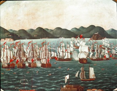 Navires anglais dans la baie de Rio de Janeiro - Leandro Joachim