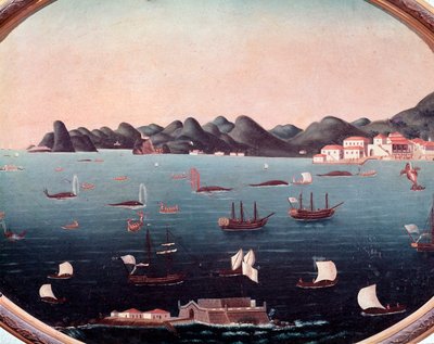 Chasse à la baleine dans la baie de Guanabara au Brésil Aquarelle par Leandro Joaquim 18ème siècle Rio de Janeiro, Musée national d