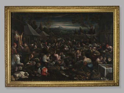 Petit marché, vers 1580-82 - Leandro da Ponte Bassano