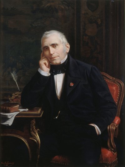 Portrait du dramaturge et librettiste Eugène Scribe 1791-1861, 1863 - Lecomte Vernet