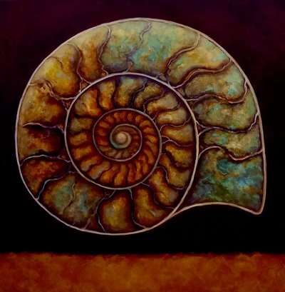 Ammonite or et bordeaux, 2021 - Lee Campbell