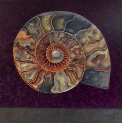 Ammonite, Magenta, 2021 - Lee Campbell