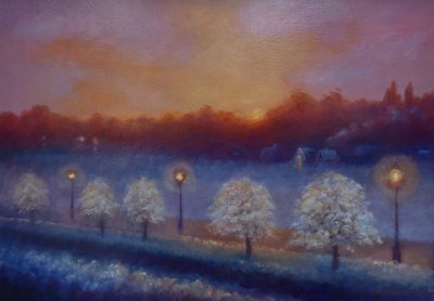 Rivière glacée, Eel Pie Island, rivière Thames, 2023 - Lee Campbell