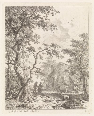 Deux promeneurs près d