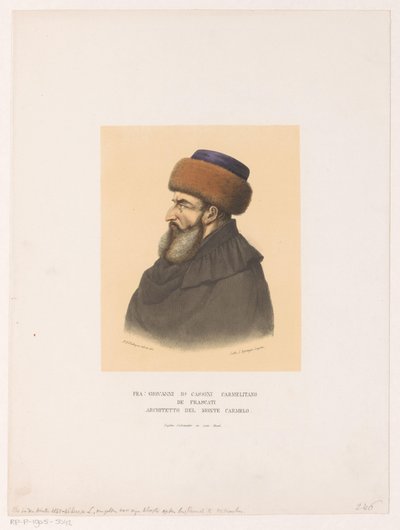 Portrait de Fra Giovanni Battista Cassini - Leendert Springer (I)