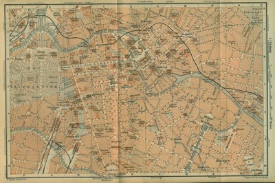 Carte du centre de Berlin, d