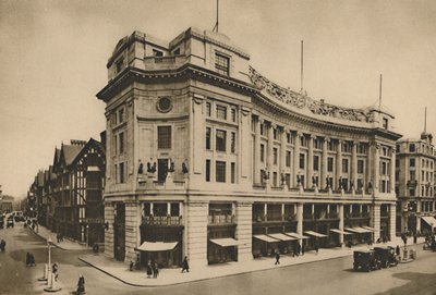 East India House, façade individualisée de Liberty sur la nouvelle Regent Street, vers 1935 - Lemere