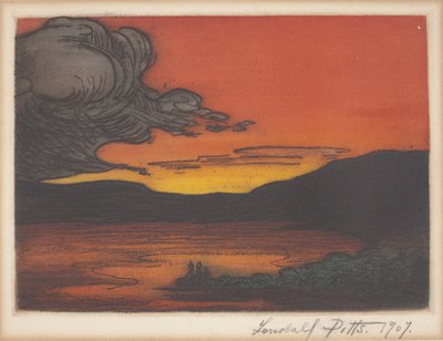 Coucher de Soleil sur le Lac - Lendall Pitts
