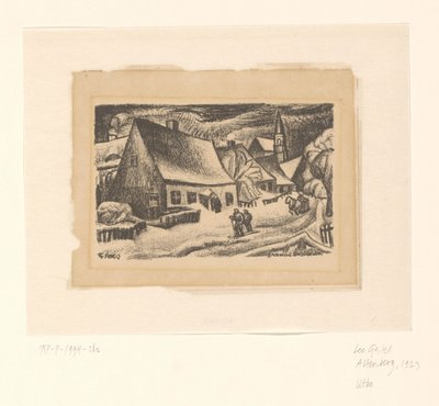 Altenberg (Monts Métallifères) - Leo Gestel (signed by artist)