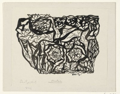 Buisson de fleurs - Leo Gestel (signed by artist)