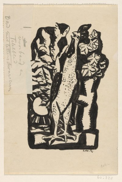 Coq chantant - Leo Gestel (signed by artist)