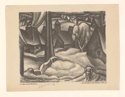 Zinnwald (Erzgebirge) - Leo Gestel (signed by artist)
