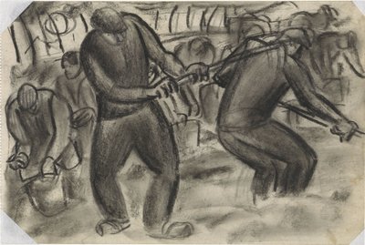 Récolteurs de Pommes de Terre dans le Champ - Leo Gestel