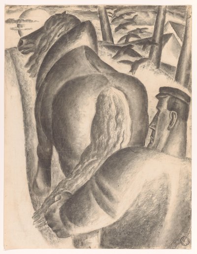 Paysan avec une charrue - Leo Gestel