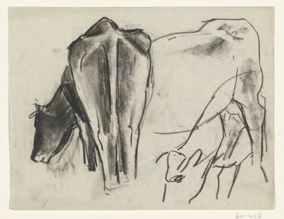 Trois vaches - Leo Gestel