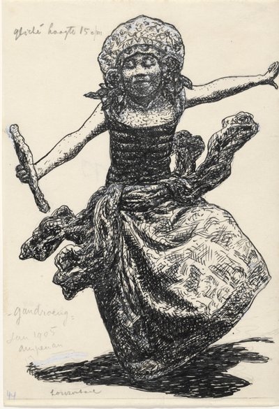 Danseuse Gandrung à Ampenan - Leo Gestel