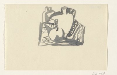 Nature morte avec pomme et cruche - Leo Gestel