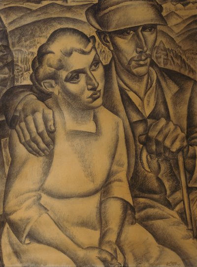 Les Fiancés dans la forêt de Bavière - Leo Gestel