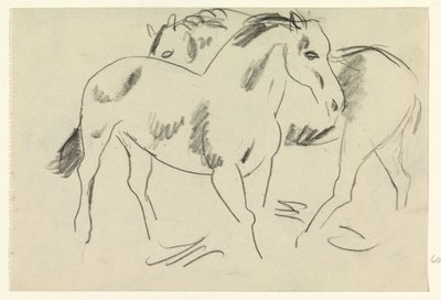 Deux chevaux - Leo Gestel