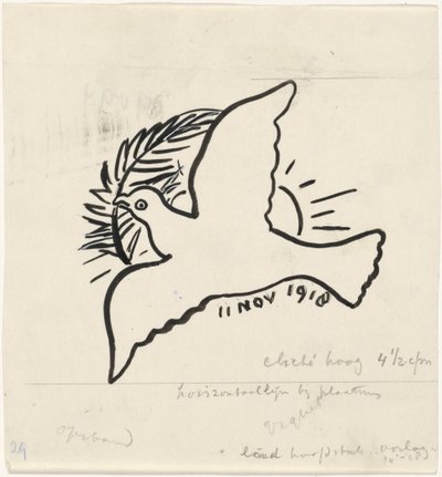 Colombe de la paix - Leo Gestel