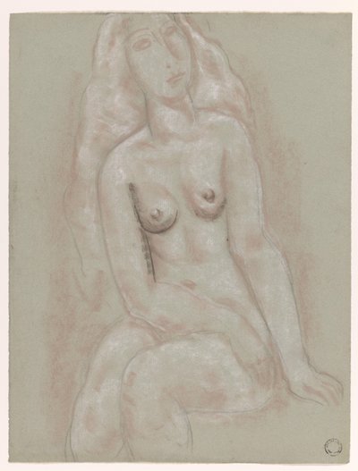 Femme nue assise - Leo Gestel