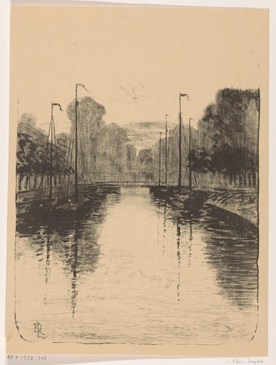 Canal à Utrecht - Leo Klein von Diepold