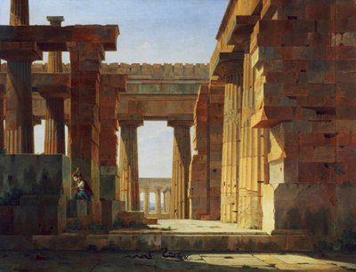 Le temple de Poséidon à Paestum - Leo von Klenze