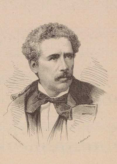 Portrait du compositeur Olivier Métra 1830-1889 - Leon Alexandre Tourfaut