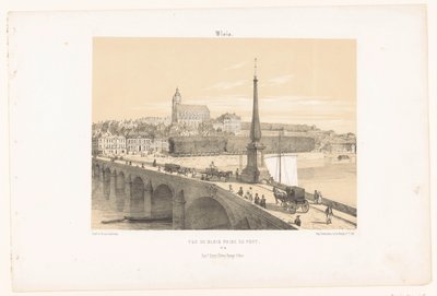 Vue de Blois depuis le pont - Leon Auguste Asselineau