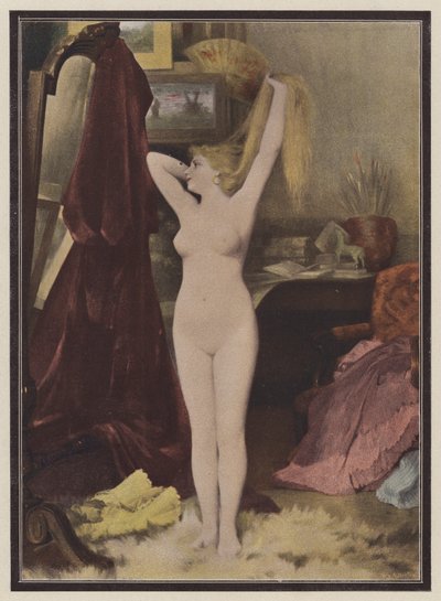Le modèle - Leon Auguste Cesar Hodebert