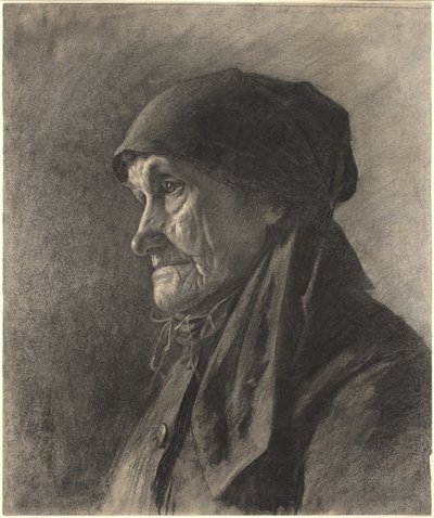 Une paysanne âgée - Leon Augustin Lhermitte