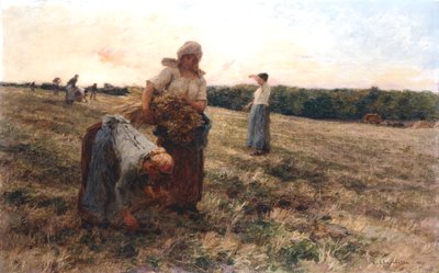Glaneuses au coucher du soleil, 1889 - Leon Augustin Lhermitte