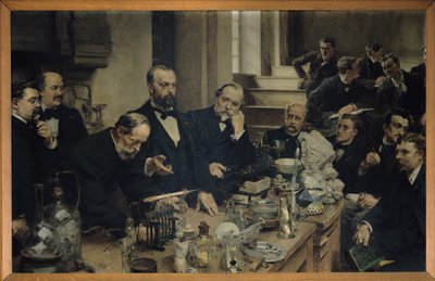 Henri Sainte-Claire Deville (1818-81) en conférence, 1890 - Leon Augustin Lhermitte