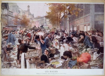 Les Halles, 1893 - Leon Augustin Lhermitte