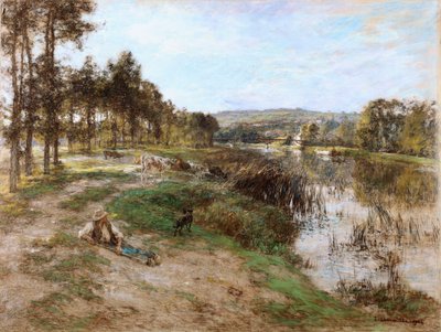 Sur les Rives de la Marne, 1904 - Leon Augustin Lhermitte
