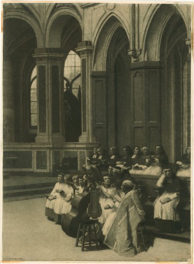 Le Lutrin - Leon Augustin Lhermitte