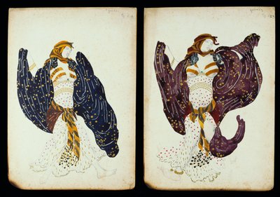 Une paire de costumes pour danseuses de "Juive" - Leon Bakst