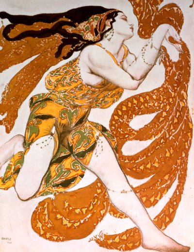 Bacchante, costume pour une production des Ballets Russes de Tcherepnin, 1911 - Leon Bakst