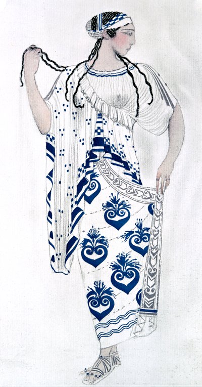 Conception de costume pour Ida Rubinstein en tant qu