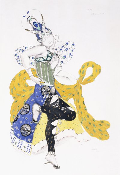 Conception de costume pour Madame Trouchanova dans "La Péri", 1911 - Leon Bakst