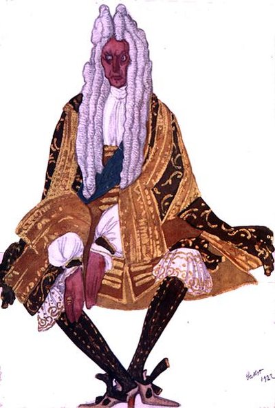 Costume pour le Maréchal Cantalabutte, après le départ de la méchante Fée Carabosse, de La Belle au bois dormant - Leon Bakst