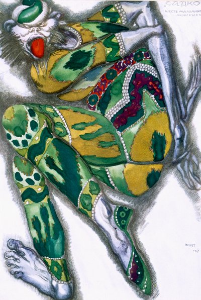 Costume pour Seefenfel, de Sadko - Leon Bakst