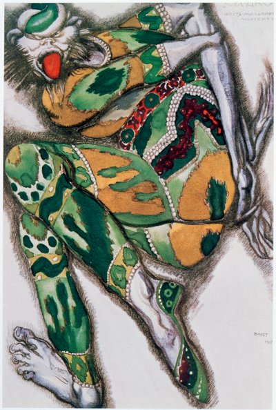 Costume pour Seefenfel, de Sadko, 1917 - Leon Bakst