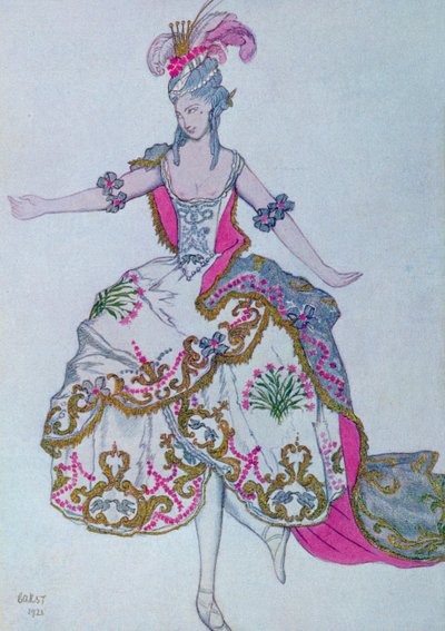 Costume pour La Fée Œillet, de La Belle au bois dormant - Leon Bakst