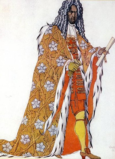 Costume pour le maître de cérémonie, tiré de La Belle au bois dormant - Leon Bakst